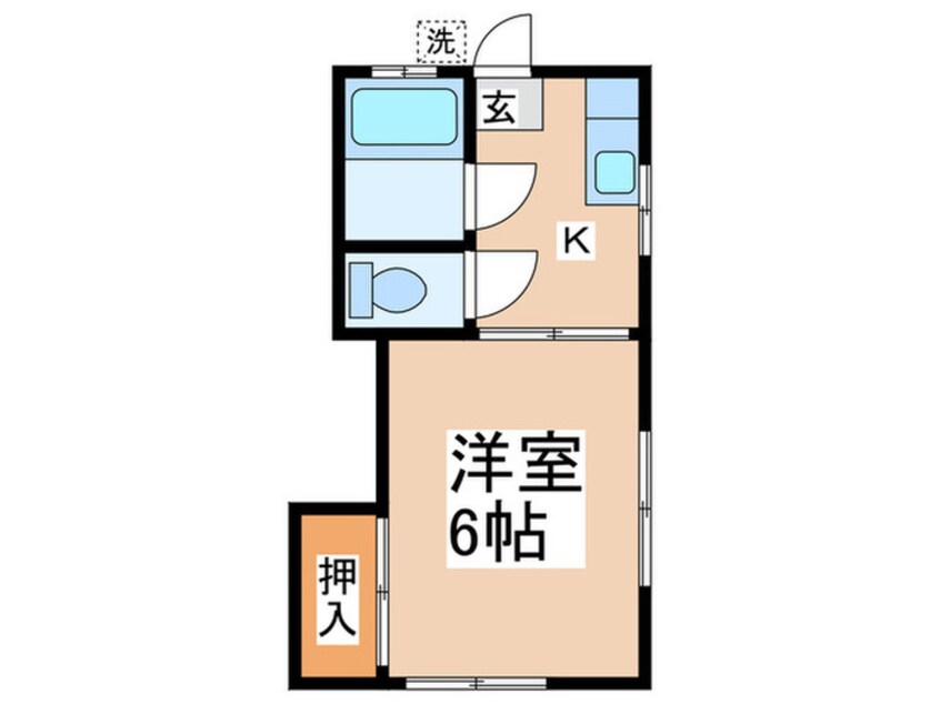 間取図 徳間荘