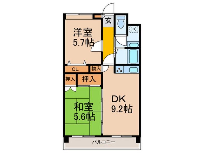 間取図 ファミール井荻