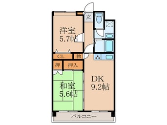 間取図 ファミール井荻