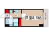 HF錦糸町レジデンス 1Kの間取り
