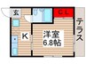 ＮＯＴＳ西綾瀬 1Kの間取り