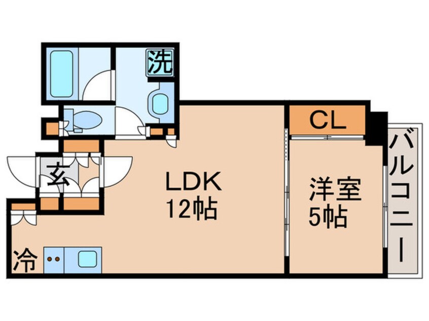 間取図 レジディア月島Ⅱ