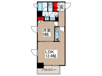 間取図 レジディア月島Ⅱ