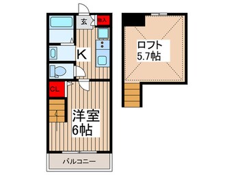 間取図 Ｌｉｂｅｒｔａ網代橋