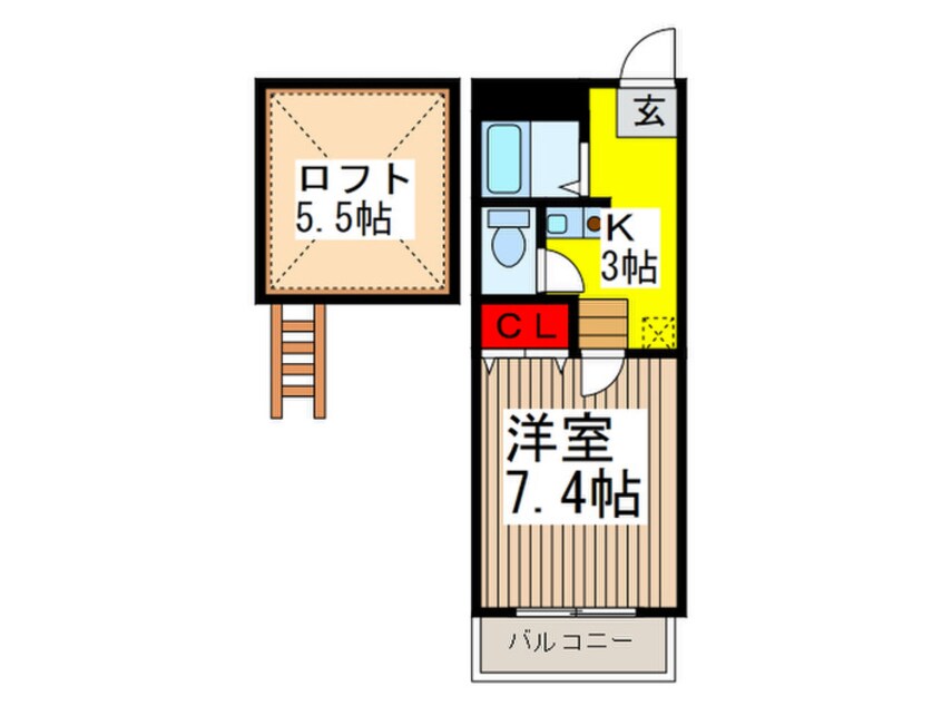 間取図 ハイツＡＩ＆Ｋｓ