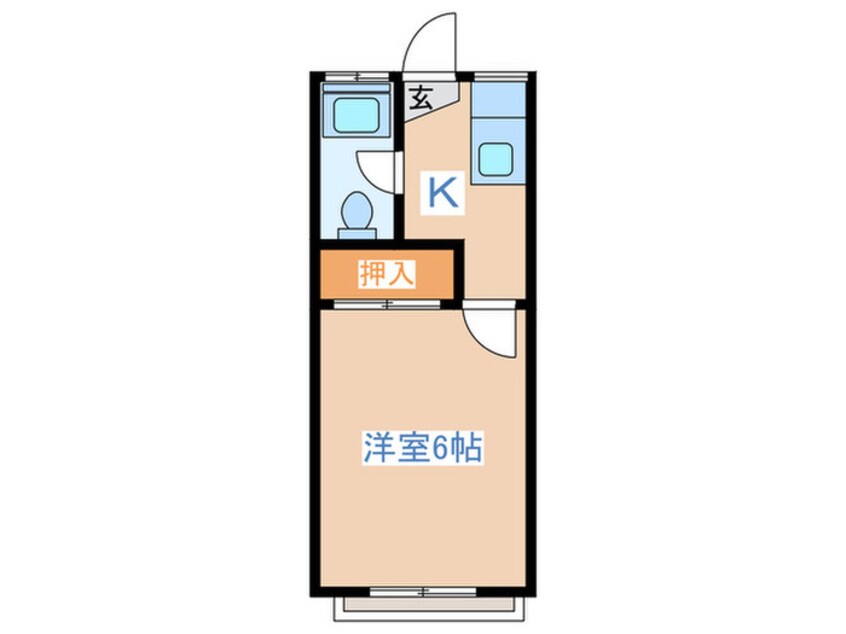 間取図 ユウアパルトマン