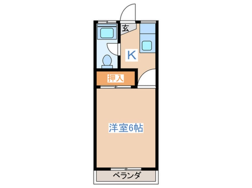 間取図 ユウアパルトマン