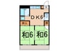 第２関口マンション 2DKの間取り