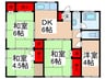 コーポたかはし 4DKの間取り