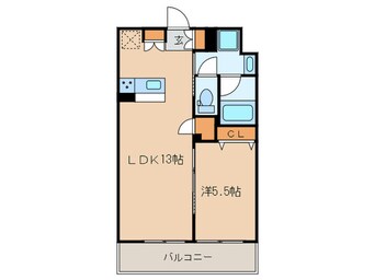 間取図 ラ・ぺルラ柿の木坂