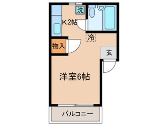 間取図 チェリ－ハイツ
