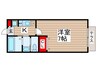 Villa黒砂 1Kの間取り