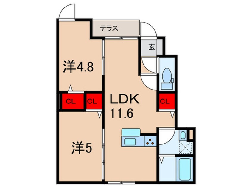 間取図 グラナーデ東大泉