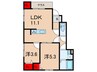 グラナーデ東大泉 2LDKの間取り