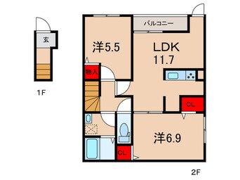 間取図 グラナーデ東大泉