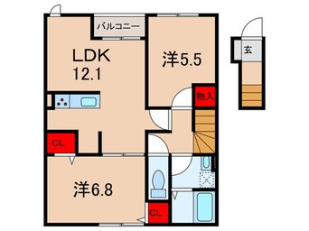 間取図 グラナーデ東大泉