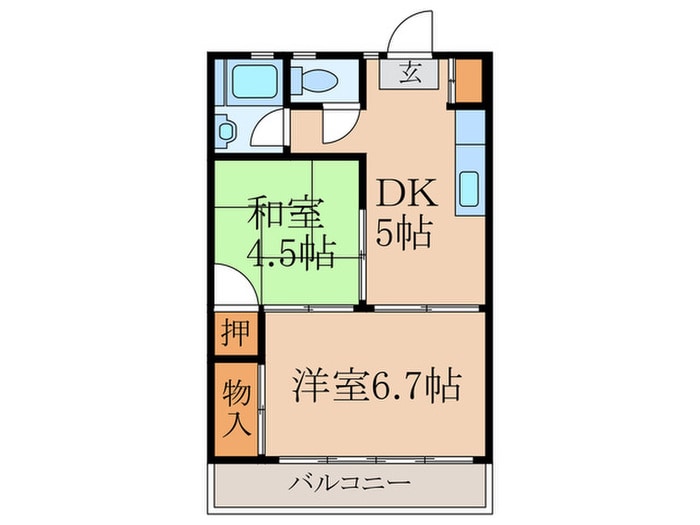 間取り図 井草関口マンション
