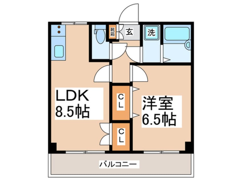 間取図 エスポフジヨシ