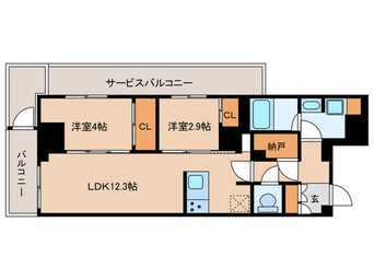 間取図 エル・セレーノ品川西大井