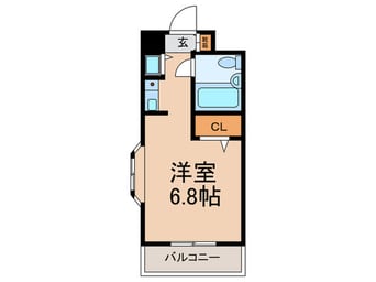 間取図 ｺﾝﾎﾟｰｾﾞ上石神井（201）