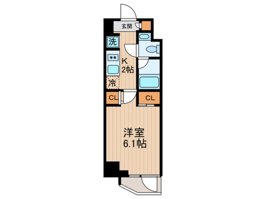 間取図 クレヴィアリグゼ南品川