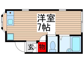 間取図 パレス梅島