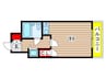 ライオンズマンション千葉東 1Rの間取り