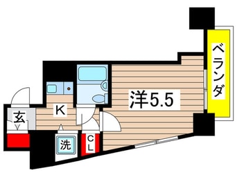 間取図 ライオンズマンション千葉東