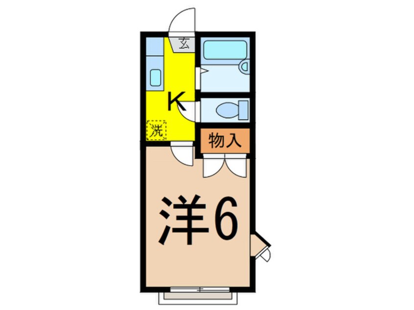 間取図 エクセルＫ