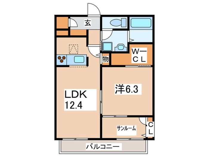 間取り図 アルンディナリアＣ