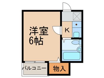 間取図 アザミハイツ二子