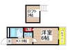 パセットワン幕張本郷 1Kの間取り