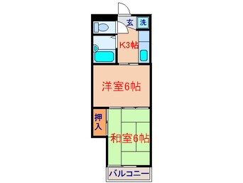 間取図 コーポ和泉