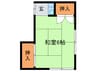 第２みどり荘 1Rの間取り