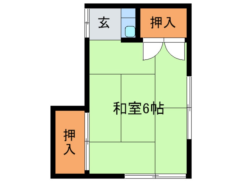 間取図 第２みどり荘