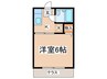 パピルス 1Kの間取り