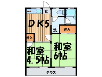 間取図 桜コ－ポ