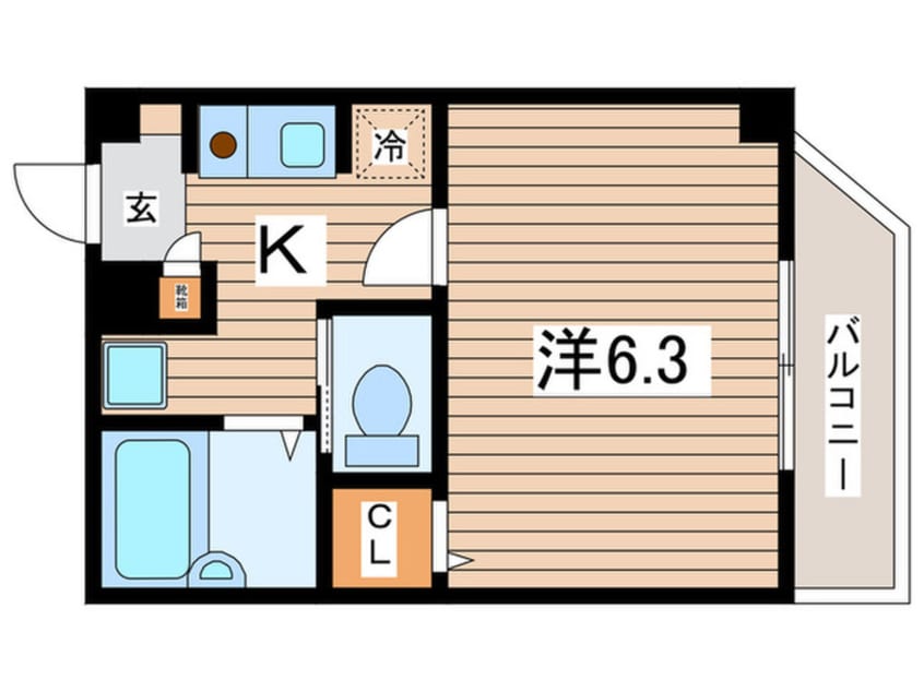 間取図 ディアコ－ト綱島