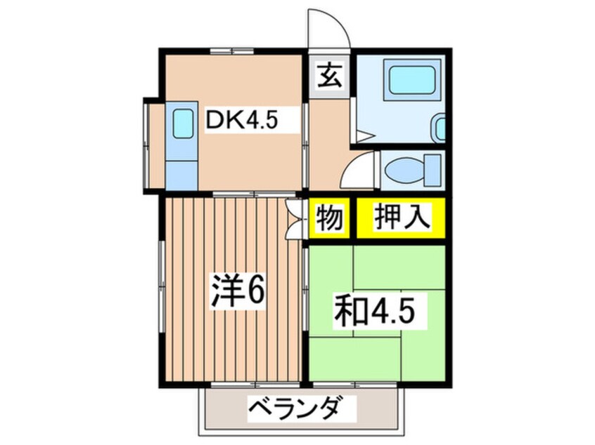 間取図 鈴木荘