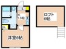 シールーム鵠沼海岸 1Kの間取り