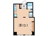 アプト南品川 1Rの間取り