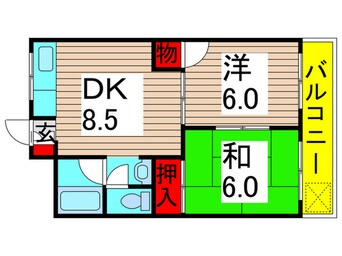 間取図 ユ－キハイツ