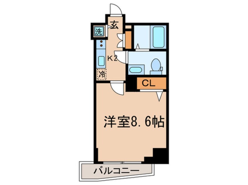 間取図 カーサスプレンディッド南麻布