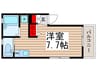 カルチェ南柏 1Rの間取り