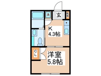 間取図 銀河ハイツ