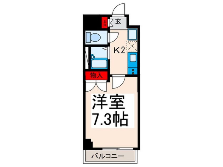 間取図 アヴァンセクール町屋