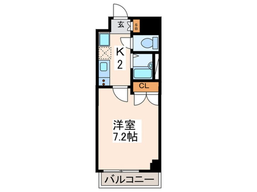 間取図 アヴァンセクール町屋