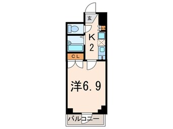 間取図 アヴァンセクール町屋