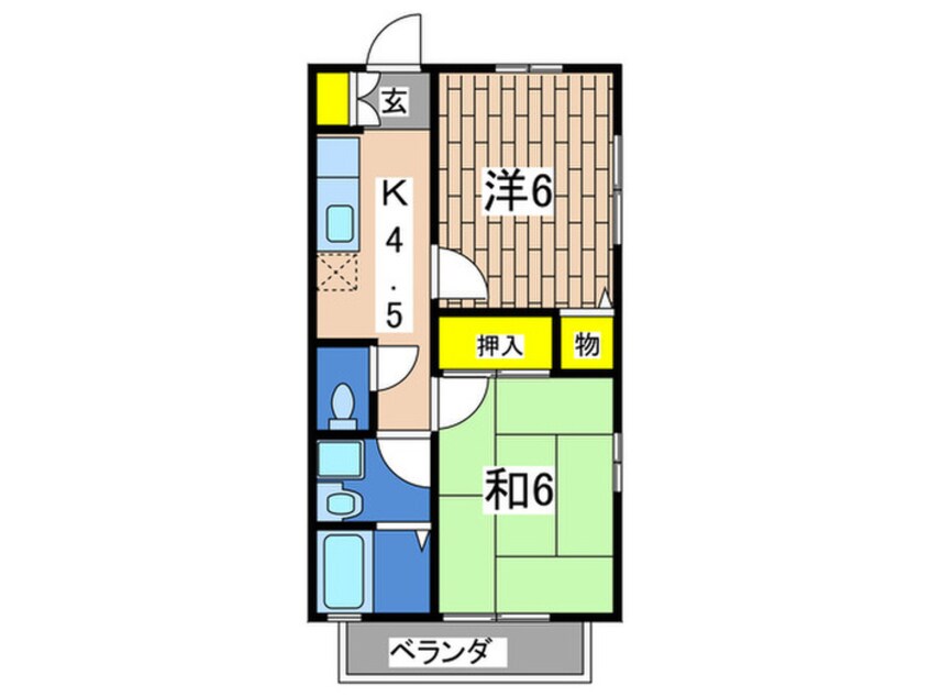 間取図 サンコート東戸塚A