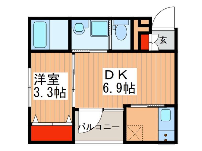 間取図 ペルシカ中野